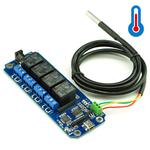 Picture of 4 Channel USB/Wireless Relay Module - TOSR04-T