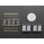 Thumbnail image of Adafruit 0.54" Quad Alphanumeric FeatherWing Display - Red