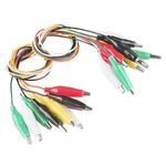 Picture of Alligator Test Leads - Multicolored 10 Pack
