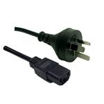 Picture of Power Cable - 3 Pin Plug to IEC - 1M