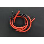 Picture of High Temperature Resistant Silica Gel Silicone Wire (8AWG 10mm2 1m Red & Black)
