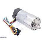 Picture of Pololu Metal Gearmotor 37D x 73L mm with 64 CPR Encoder - 100:1