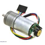 Picture of Pololu Metal Gearmotor 25D x 50L mm HP 6V with 48 CPR Encoder - 20.4:1