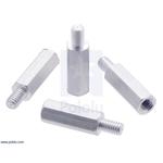 Picture of Aluminum Standoff for Raspberry Pi: 11mm Length, 4mm M2.5 Thread, M-F (4-Pack)