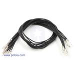 Picture of Wires with Pre-crimped Terminals 10-Pack F-F 12
