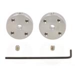 Picture of Pololu Universal Aluminum Mounting Hub for 3mm Shaft, M3 Holes (2-Pack)