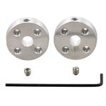 Picture of Pololu Universal Aluminum Mounting Hub for 5mm Shaft, M3 Holes (2-Pack)