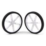 Picture of Pololu Wheel 80×10mm Pair - White