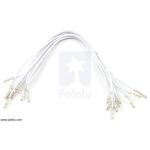 Picture of Wires with Pre-crimped Terminals 10-Pack F-F 6
