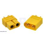Picture of XT60 Connector Male-Female Pair, Yellow