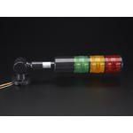 Picture of Tower Light - Red Yellow Green Alert Light with Buzzer - 12VDC