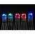 Picture of NeoPixel Clear 5mm Through-Hole LED - 5 Pack