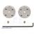 Picture of Pololu Universal Aluminum Mounting Hub for 3mm Shaft Pair, 4-40 Holes