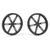 Picture of Pololu Wheel 90x10mm Pair - Black